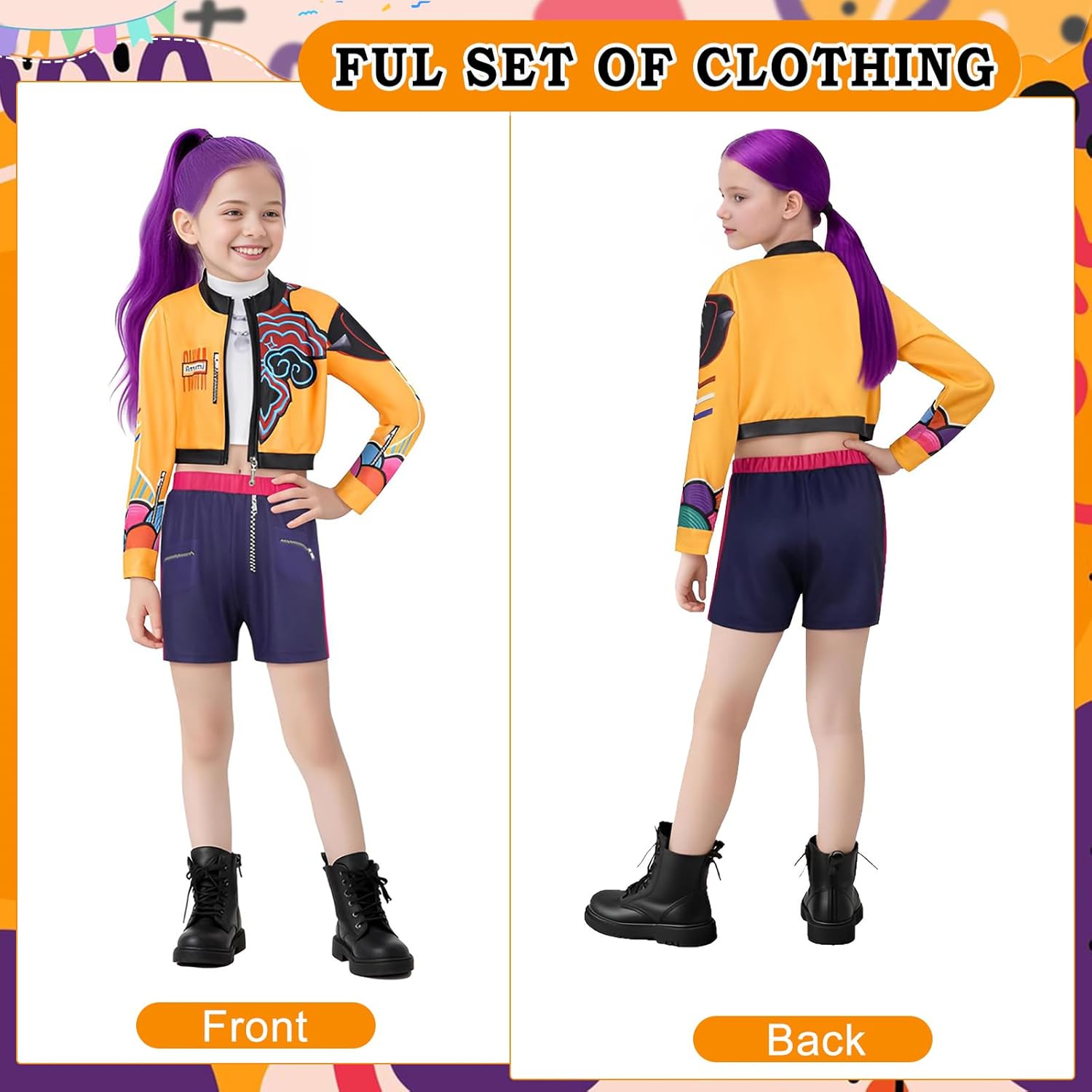 Costume de Chanteuse, Déguisement Huntr/x – Image 4