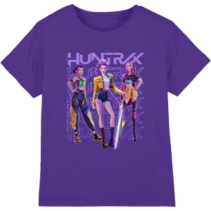 T-Shirt Rumi, Mira et Zoey Huntrix Violet