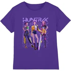 T-Shirt Rumi, Mira et Zoey Huntrix Violet