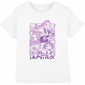 T Shirt blanc Huntrix Trio Rumi, Mira et Zoey