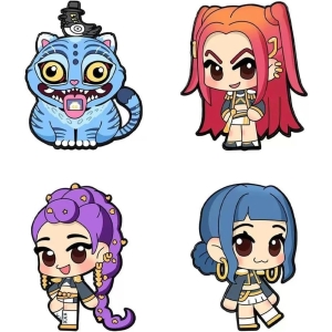 Lot de 4 broches Chasseurs de Démons