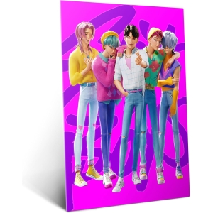 Poster métallique Saja Boys 32 x 45 cm