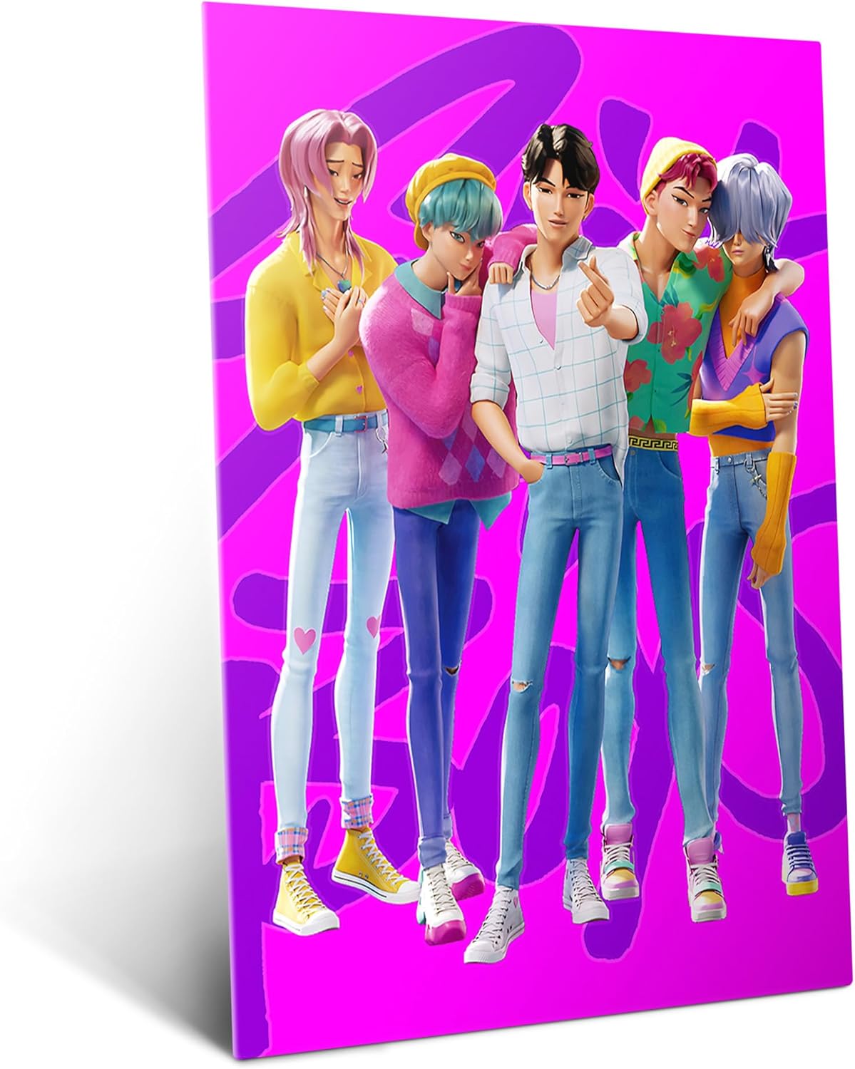 Poster métallique Saja Boys 32 x 45 cm