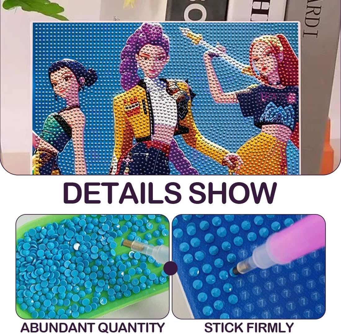 Kit DIY Peinture diamant 5D avec Rumi, Mira et Zoey – Image 3