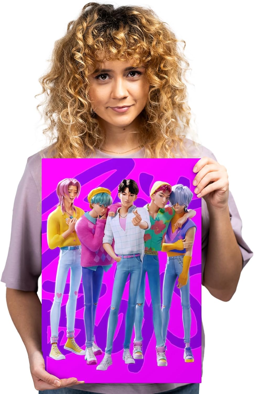 Poster métallique Saja Boys 32 x 45 cm – Image 4