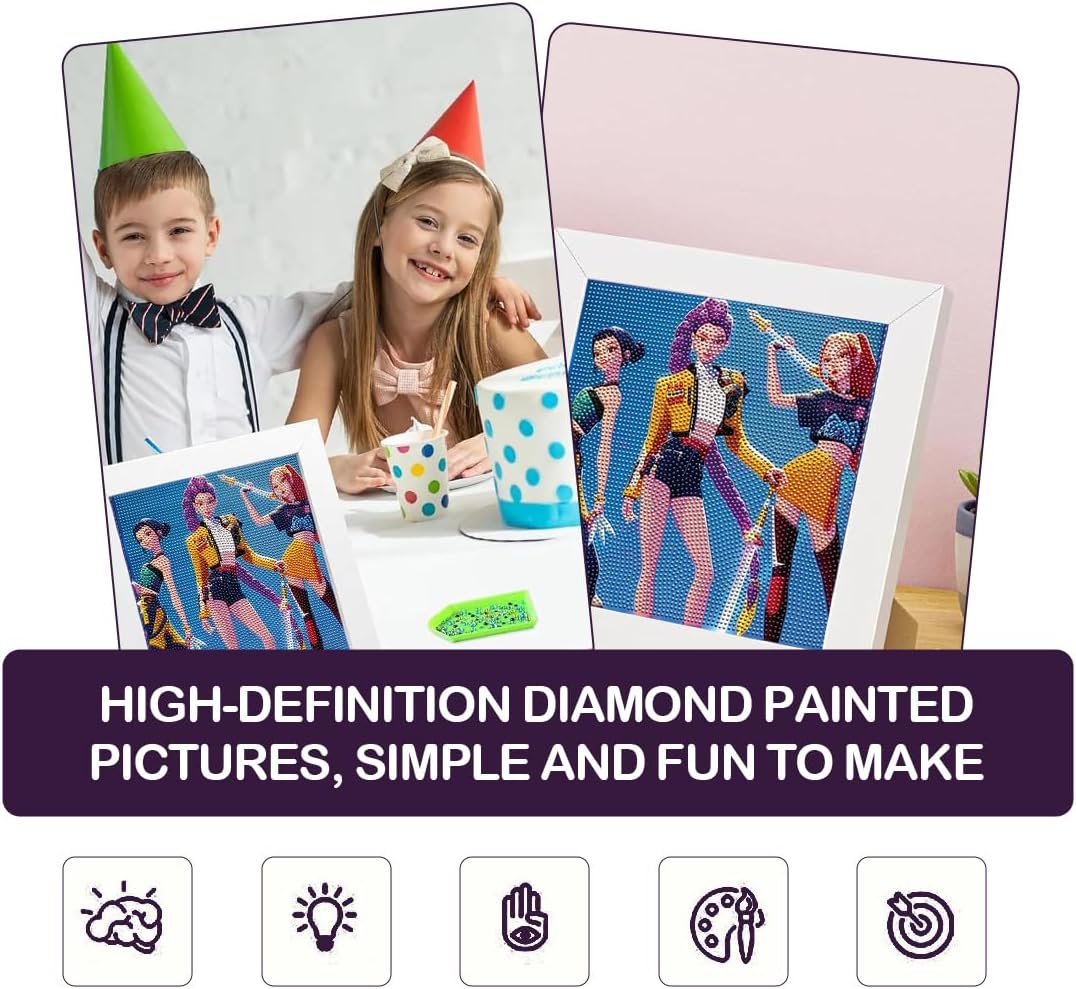 Kit DIY Peinture diamant 5D avec Rumi, Mira et Zoey – Image 6