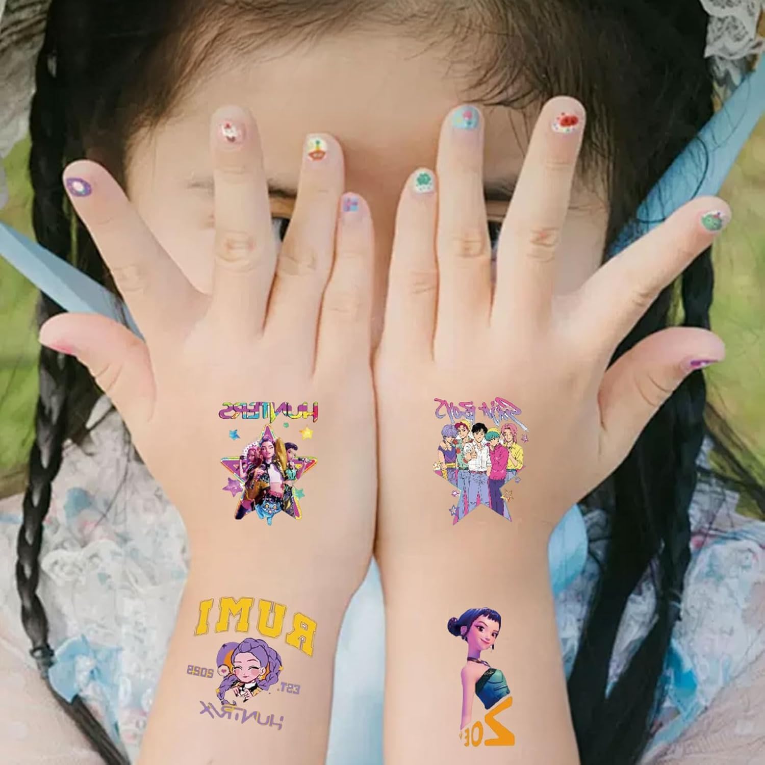 20 planches de tatouages temporaires pour enfants – Image 4