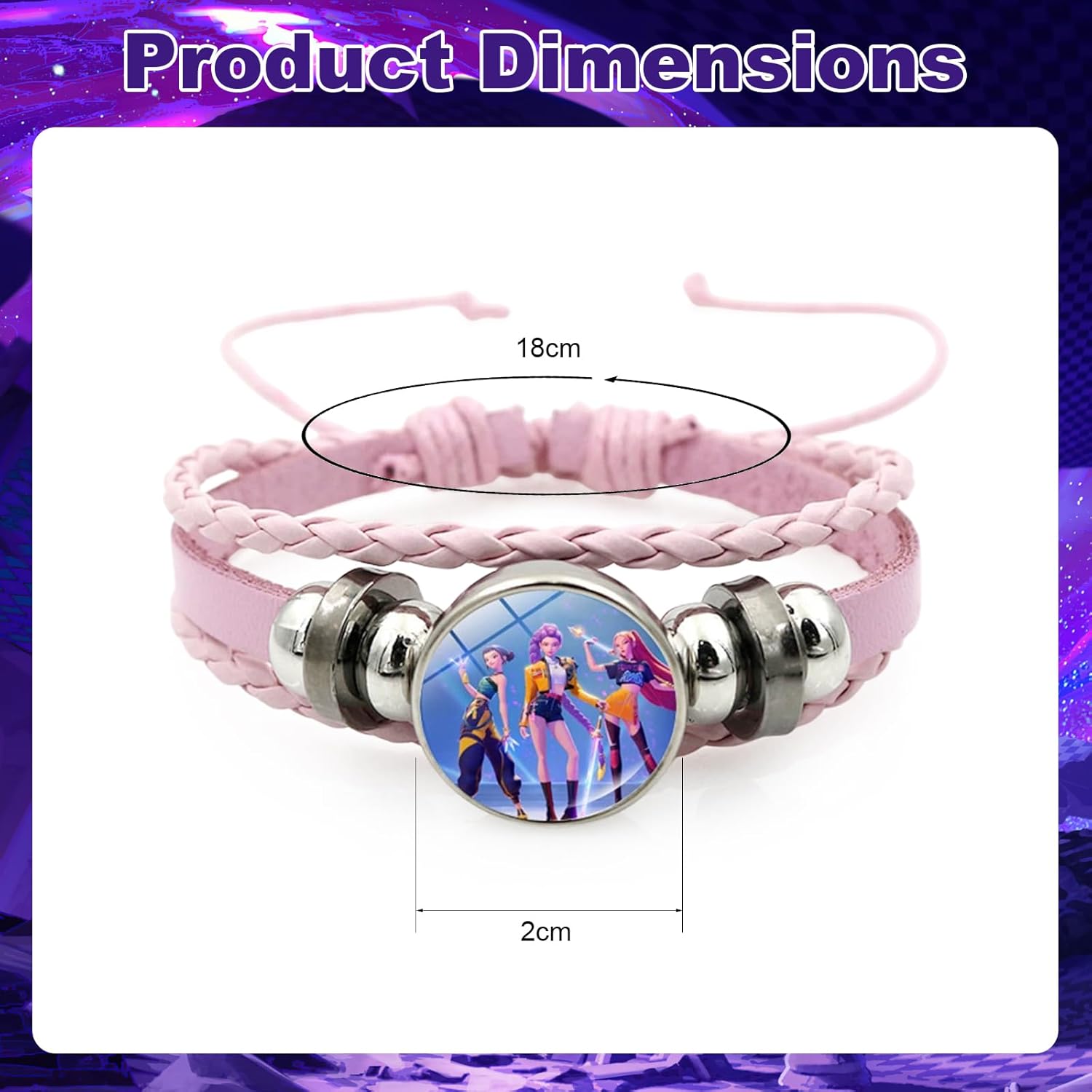 Bracelets KPop Demon Hunters Zoey, Rumi, Mira – Image 4