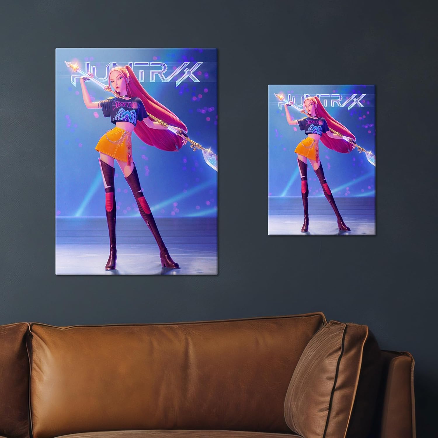 Poster métallique premium 32 x 45 cm Netflix Mira Huntrix – Image 6