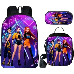 Coffret 3 en 1 : Sac à dos, Sac à goûter et Trousse