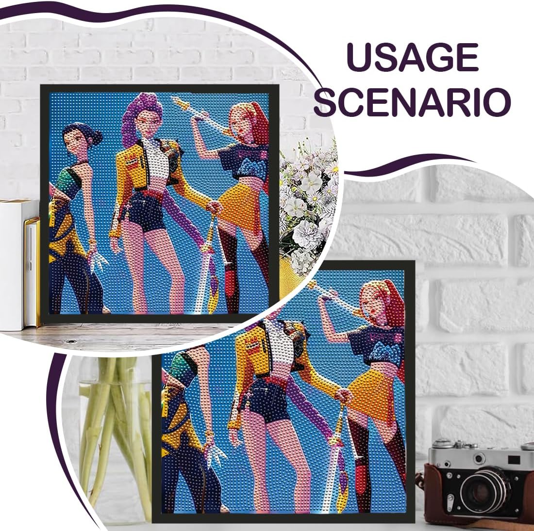 Kit DIY Peinture diamant 5D avec Rumi, Mira et Zoey – Image 5