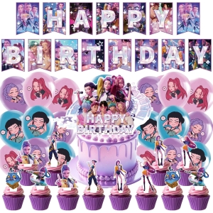 Décoration d'anniversaire de 43 pièces