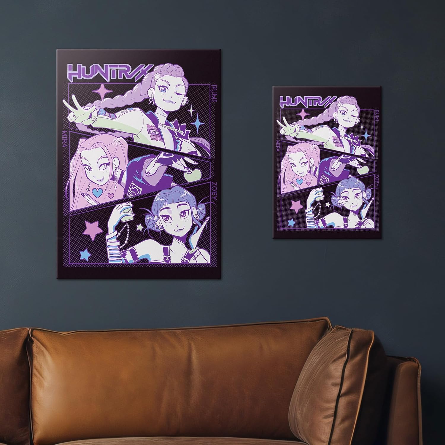 Poster métallique Huntrx Rumi, Mira, and Zoey – Image 5