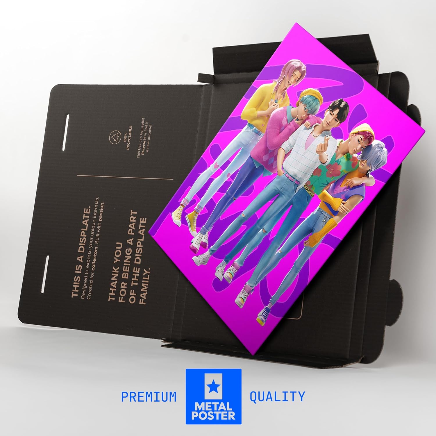 Poster métallique Saja Boys 32 x 45 cm – Image 7