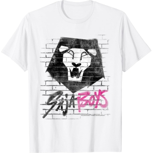 T-Shirt Saja Boys Graffiti Wall Kpop Demon Hunters