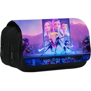 Trousse K-Pop Demon Hunters HUNTR/X à crayons pour filles