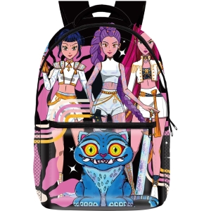 Sac à dos K-Pop Demon Hunters pour enfants imprimé 3D 41x30x14 cm