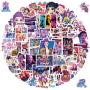 Autocollants Stickers K-Pop Demon Hunters pour Ordinateur Valise Coque
