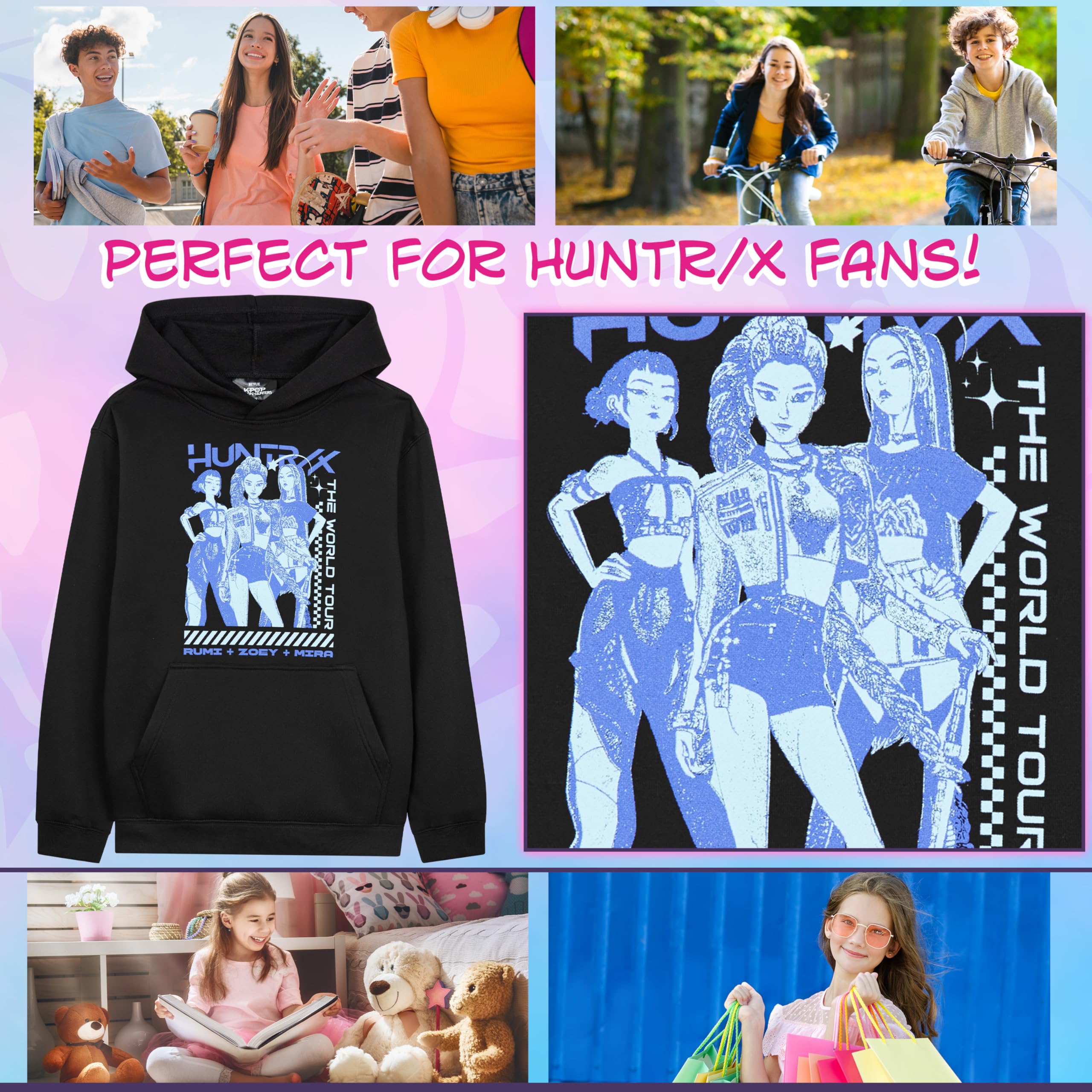 Sweat à capuche K-Pop Demon Hunters Fille – Image 4