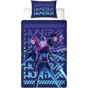 Housse de couette Kpop Demon Hunters motif Huntrix Power réversible - vue 2