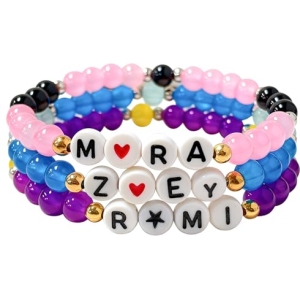 Bracelet Kpop Demon Hunters 3 pièces empilables pour femmes