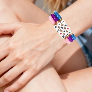 Bracelet Kpop Demon Hunters 3 pièces empilables pour femmes - vue 3