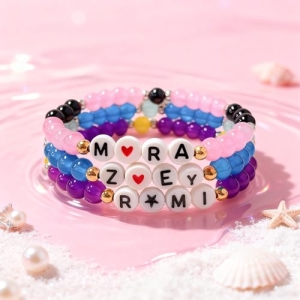 Bracelet Kpop Demon Hunters 3 pièces empilables pour femmes - vue 6