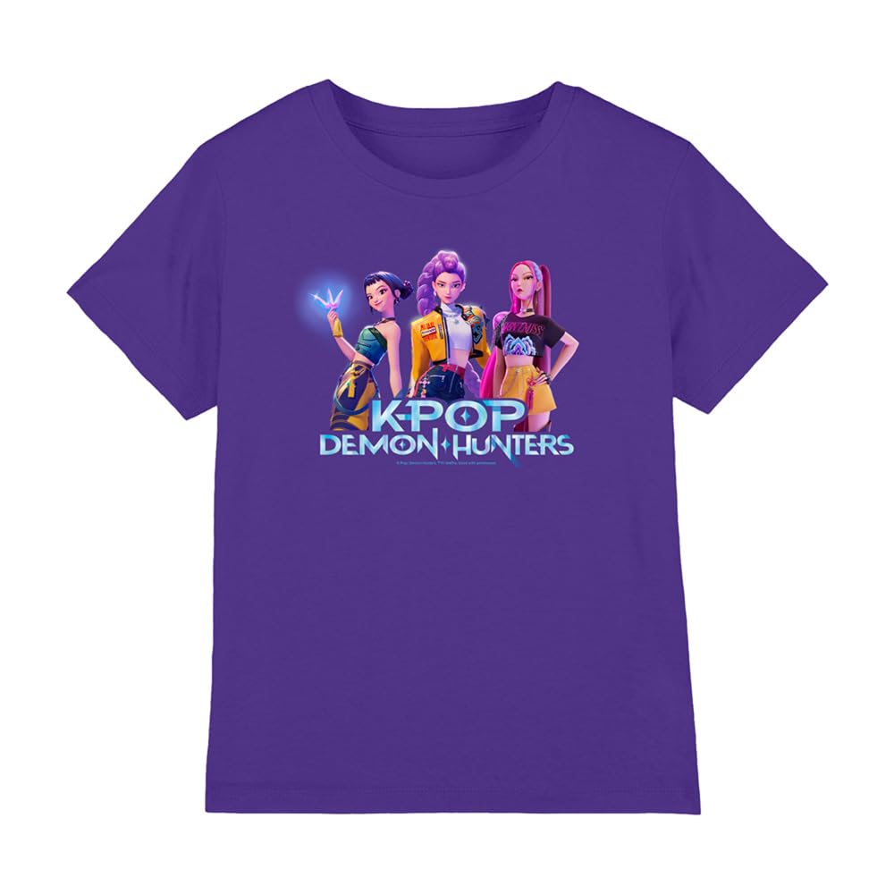 T-Shirt K-Pop Demon Hunters Huntrix Groupe Kpop Enfant