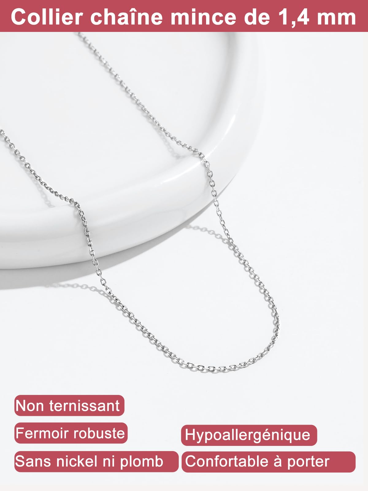Collier K-Pop Demon Hunters Chaîne Argent/Or – Image 3