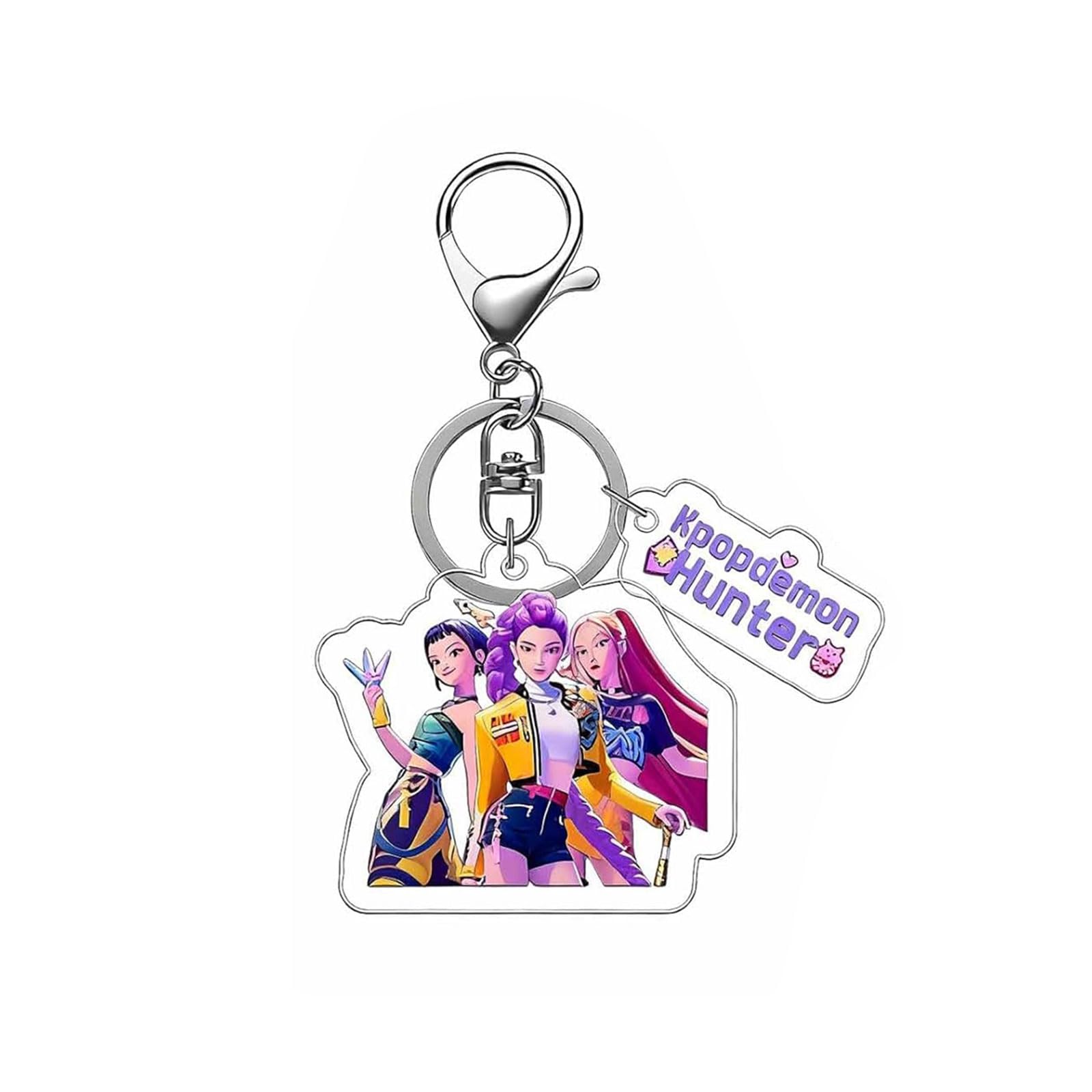 Porte-clés Acrylique K-Pop Demon Hunters pour Enfants