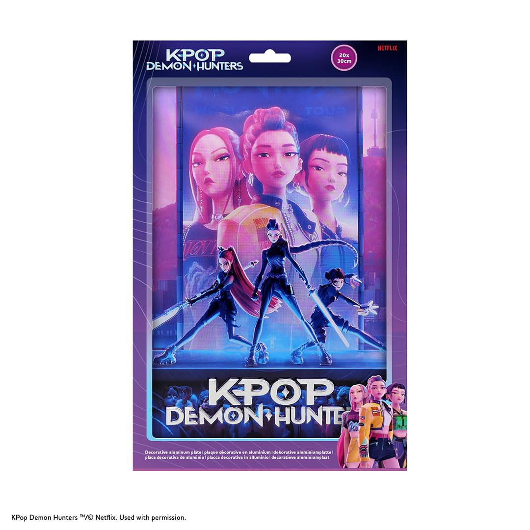 Poster en aluminium K-Pop Demon Hunters 20x30 cm – Image 2