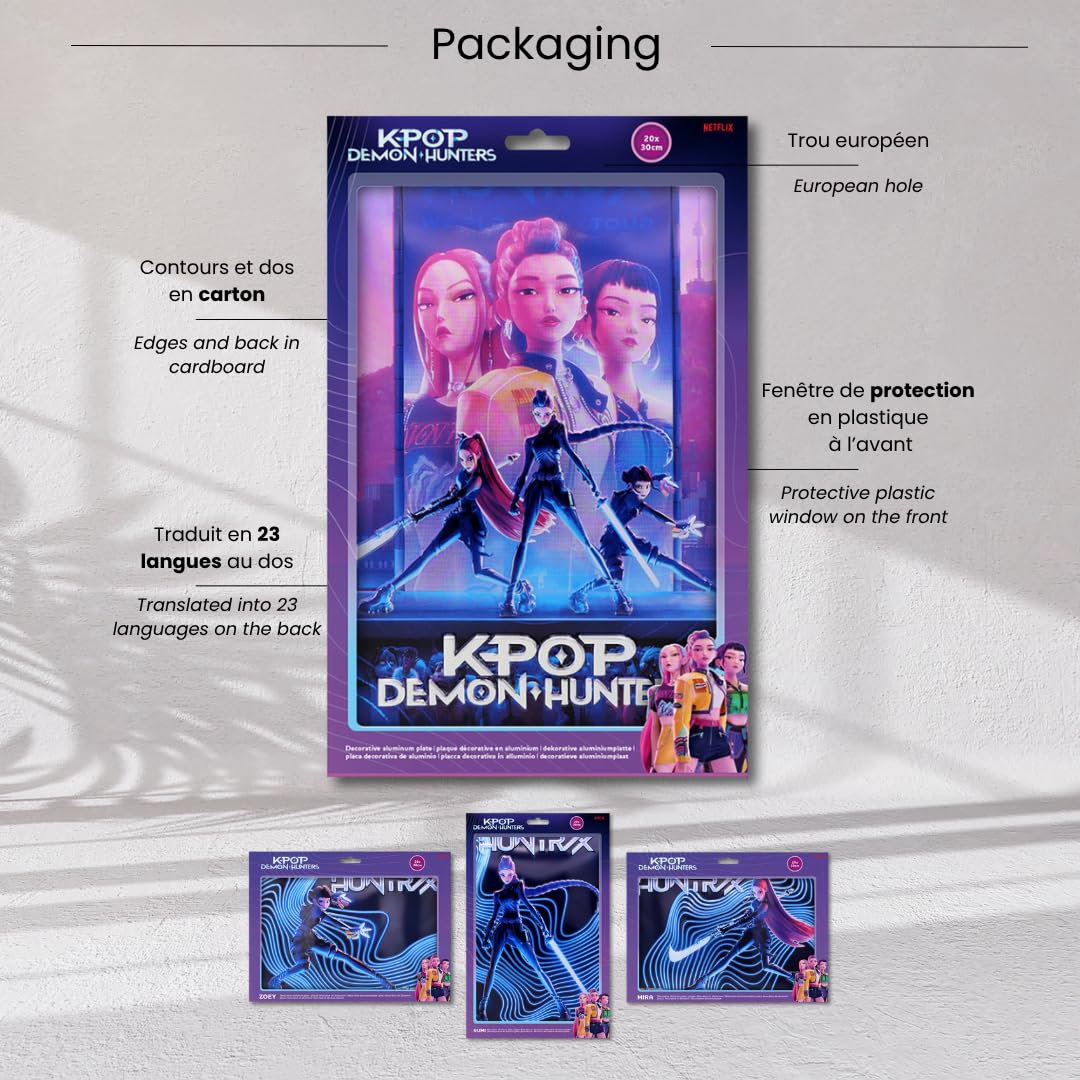 Poster en aluminium K-Pop Demon Hunters 20x30 cm – Image 4