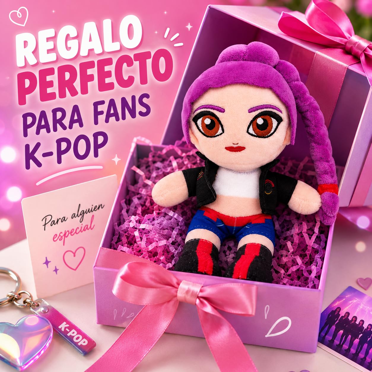 Peluche K-Pop Demon Hunters 20 cm Rumi Mira Zoey – Image 5
