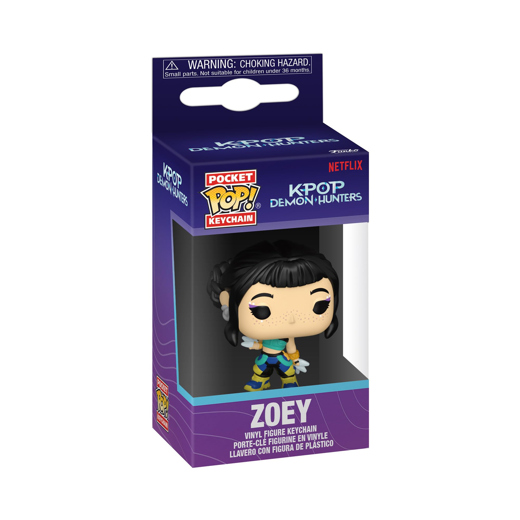 Porte-clés Funko K-Pop Demon Hunters Zoey – Image 3