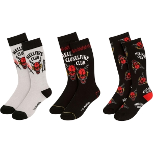 Chaussettes Stranger Things Hellfire Club multicolore