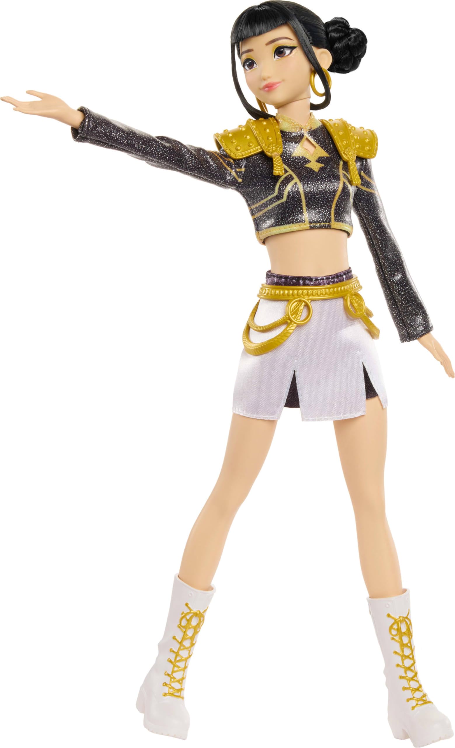 Poupée K-Pop Demon Hunters Zoey Golden HUNTR/X avec Tenue Amovible – Image 5