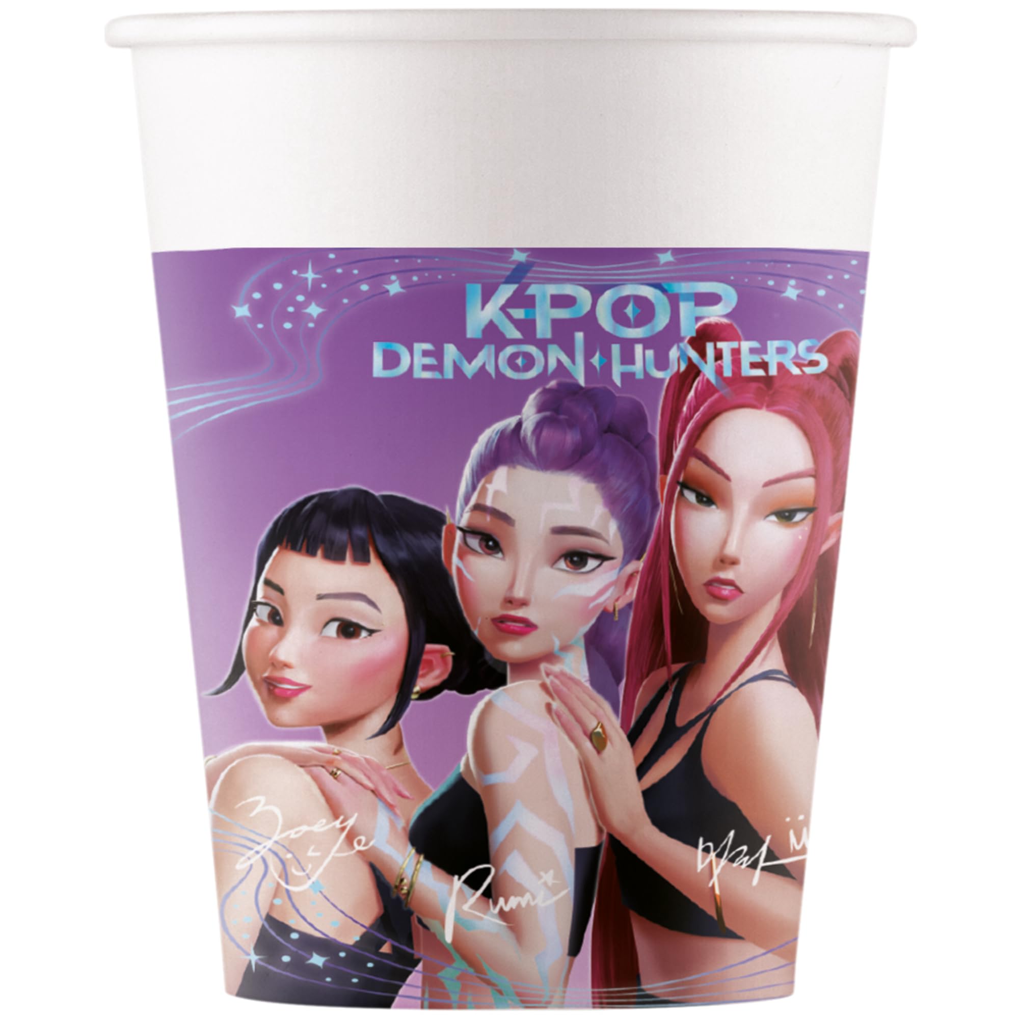 Kit vaisselle anniversaire K-Pop Demon Hunters 52 pièces assiettes gobelets serviettes – Image 3