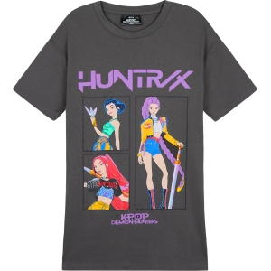 T-Shirt K-Pop Demon Hunters Fille & Ado Col Rond Doux