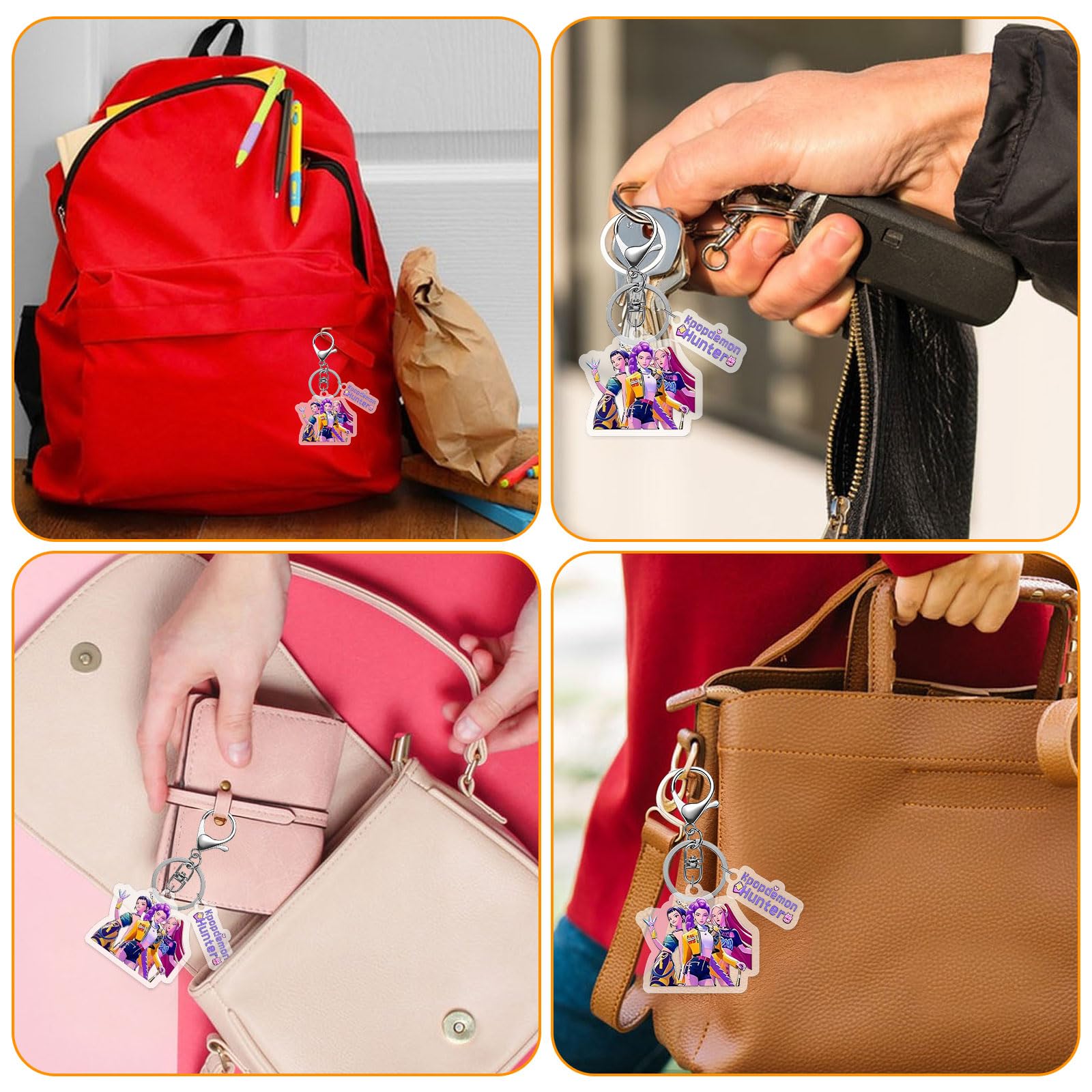 Porte-clés Acrylique K-Pop Demon Hunters pour Enfants – Image 4