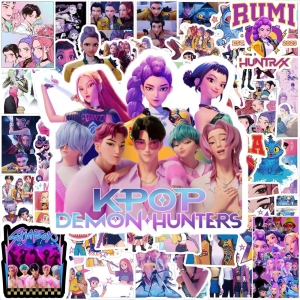Stickers K-Pop Demon Hunters Lot de 110 Pièces Autocollants Ronds