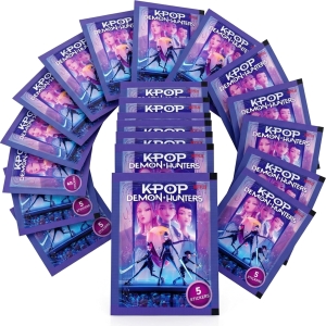 Lot de 20 paquets de figurines K-Pop Demon Hunters 100 autocollants