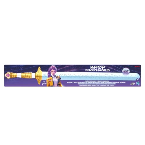 Épée en mousse K-Pop Demon Hunters Lame des Quatre Tigres de Rumi 60 cm