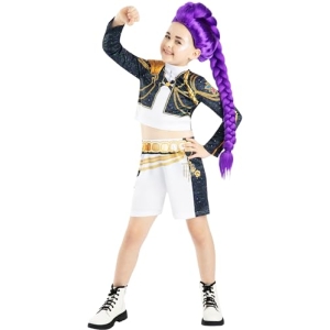 Déguisement K-Pop Demon Hunters Rumi/Huntrix Gold 9-10 ans