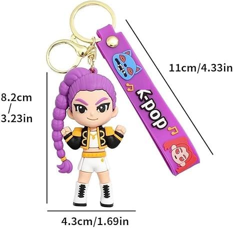 Album de figurines K-Pop Demon Hunters avec 10 sachets et porte-clés – Image 6