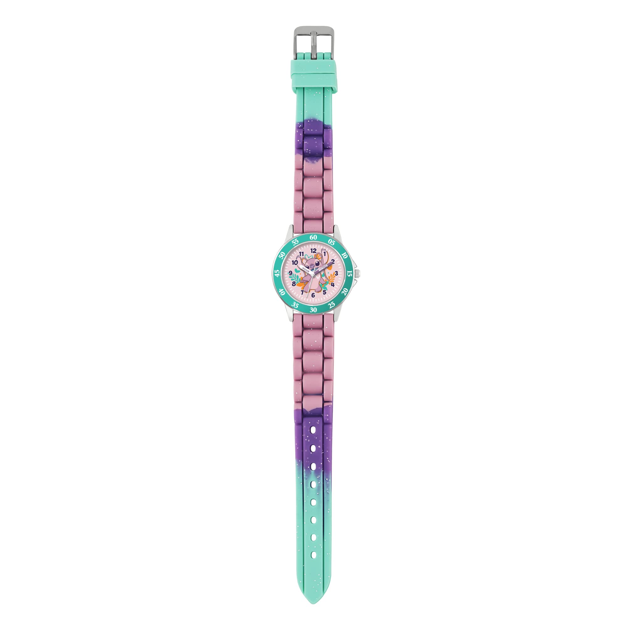 Montre d'apprentissage Disney Lilo and Stitch Ange LAS9014 Rose – Image 2