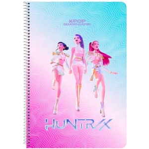 Carnet de notes K-Pop Demon Hunters 80 feuilles couverture rigide