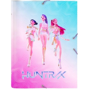 Classeur Folio K-Pop Demon Hunters pour enfants, 26 x 36,5 cm