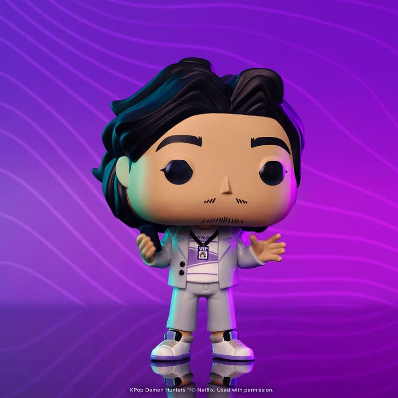Figurine Funko Pop K-Pop Demon Hunters Bobby en vinyle 9,5 cm – Image 3