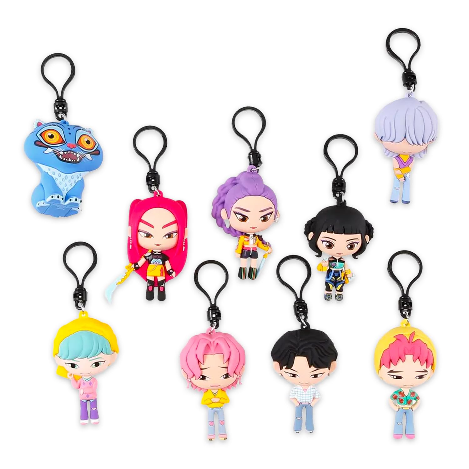 Blind bags K-Pop Demon Hunters avec 3 clips de sac et autocollants – Image 2