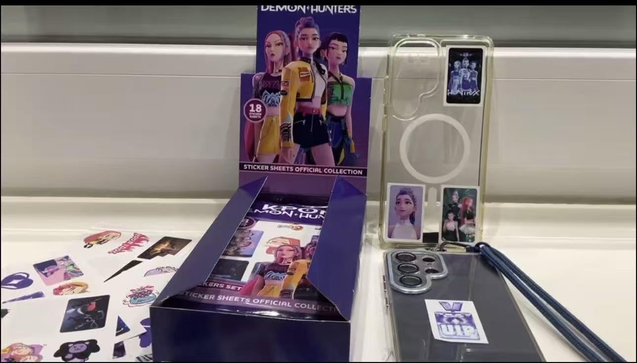 Display box K-Pop Demon Hunters 5 sachets de cartes autocollantes – Image 3